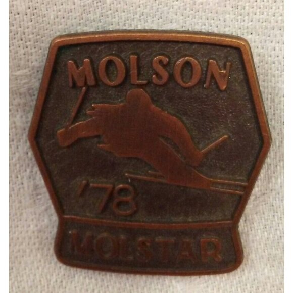 Vintage Pin Lot of 22 Lapel Hat Canada Ski Fraternity Molson Beer Sun Valley - Picture 5 of 12